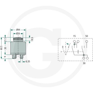 Cobo Włącznik zapłonu 22714131000
