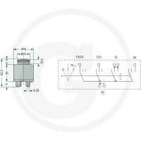 Cobo Włącznik zapłonu żarowego 22714174000 - 22714174000 - Sklep rolniczy PoltechParts