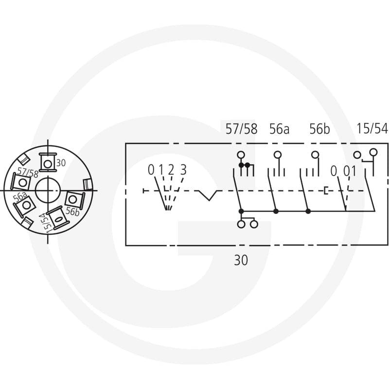 Cobo Włącznik zapłonu 22723100000 - 22723100000 - Sklep rolniczy PoltechParts