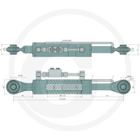 GRANIT Łącznik górny hydrauliczny 20010111 | poltechparts.pl