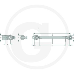 GRANIT Łącznik górny mechaniczny 200118288