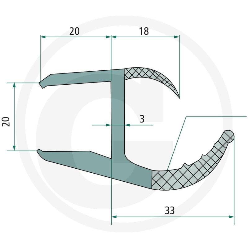 GRANIT Uszczelnienie wargowe PVC 2209910581 - 2209910581 - Sklep rolniczy PoltechParts