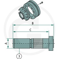 A.D.R Szpilka koła 2209RC22LA1 - Sklep PoltechParts