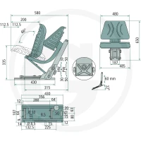 GRANIT Siedzenie 240920060 - Sklep PoltechParts