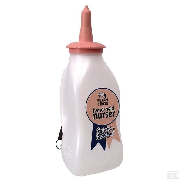 Butelka do pojenia cieląt "Peach Teat", 1,5 l
