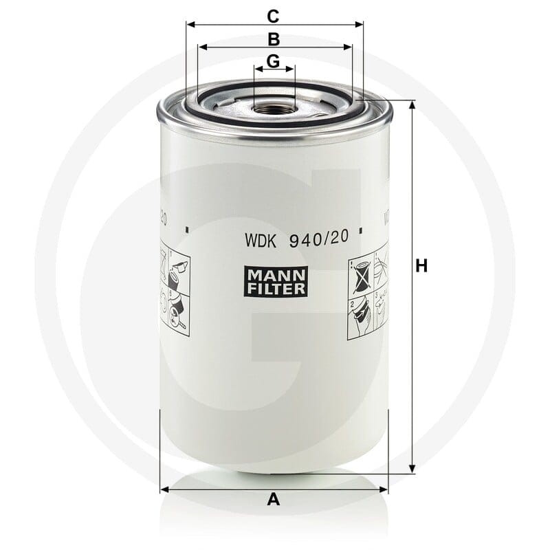 MANN FILTER Filtr paliwa 565WDK940.20 | poltechparts.pl