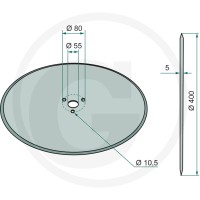 GRANIT Krój tarczowy 18031-340080 - 18031-340080 - Sklep rolniczy PoltechParts