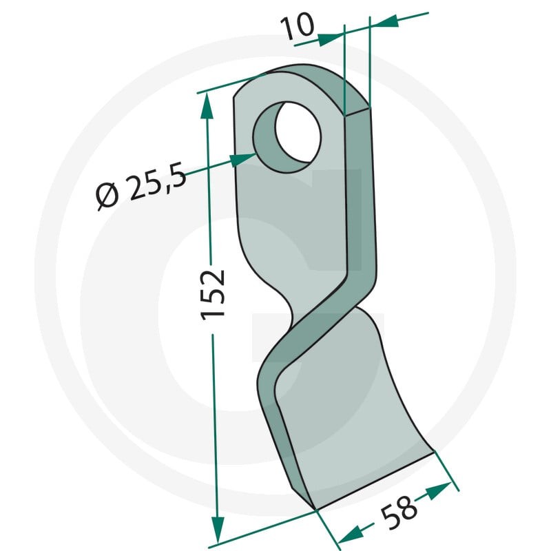 GRANIT Nóż 18063-ORS-04 - 18063-ORS-04 - Sklep rolniczy PoltechParts