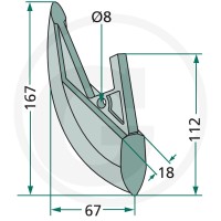 GRANIT Redlica siewnika 18099.NR-03 - Sklep PoltechParts