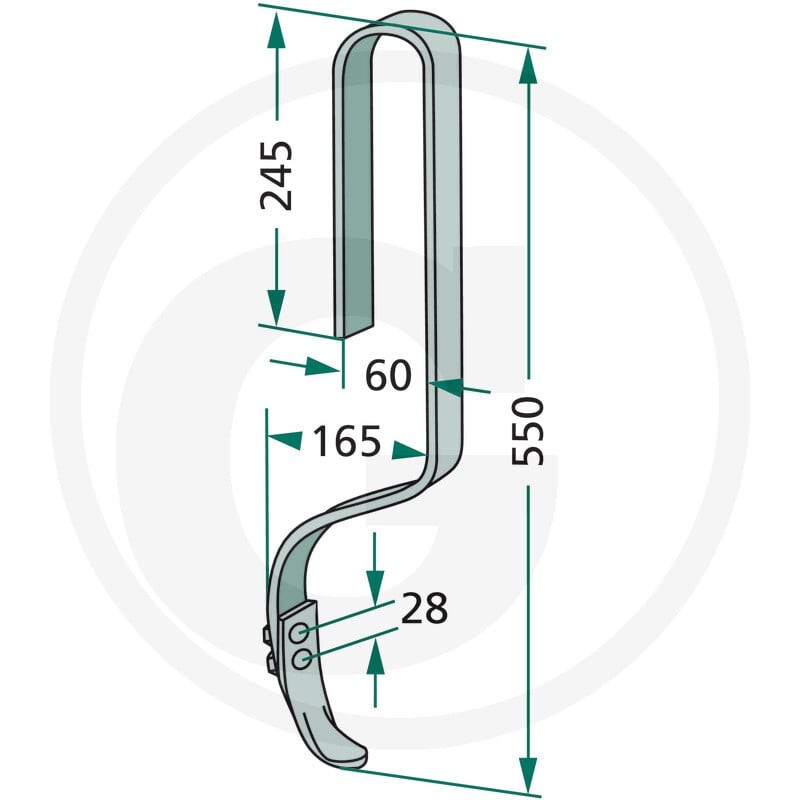 GRANIT Palec 18010.5018 | poltechparts.pl