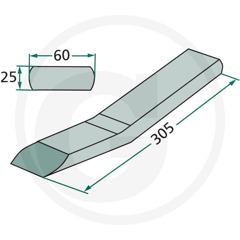 GRANIT Dziób do przyspawania 180101.52471 - 180101.52471 - Sklep rolniczy PoltechParts