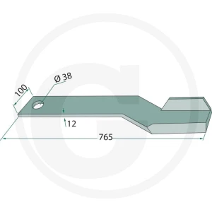 GRANIT Nóż 18063-SPH-03-R
