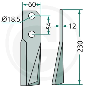 GRANIT Palec rotujący 180KUH-15L