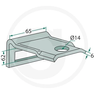 GRANIT Uchwyt 1801.HH17-5052