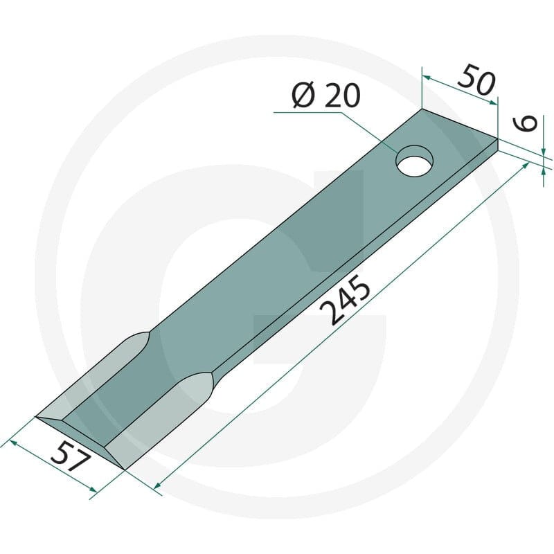 GRANIT Nóż 18063-IND-189 - 18063-IND-189 - Sklep rolniczy PoltechParts