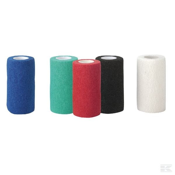 Bandaże samoprzyl.czerw. 7,5cm (1 sztuka)