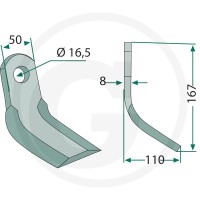 GRANIT Y-Messer 1803200352 - 1803200352 - Sklep rolniczy PoltechParts