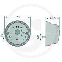 HELLA Lampa pozycyjna-kierunkowskaz 4550020180 - Sklep PoltechParts