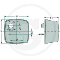 HELLA Lampa pozycyjna-kierunkowskaz 4550020181 - Sklep PoltechParts