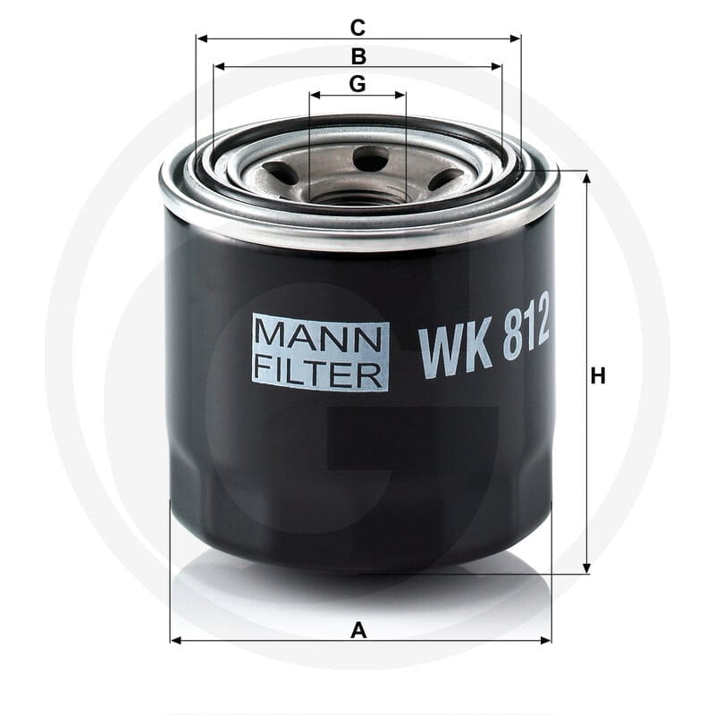 MANN FILTER Filtr paliwa 565WK812 | poltechparts.pl
