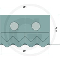 GRANIT ENDURANCE CARBIDE Dysk wymienny 12268902 - 12268902 - Sklep rolniczy PoltechParts