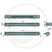 GRANIT Reflektor roboczy / listwa świetlna LED 7070010433 - Sklep PoltechParts