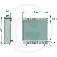 GRANIT Chłodnica wody 74706441 - 74706441 - Sklep rolniczy PoltechParts