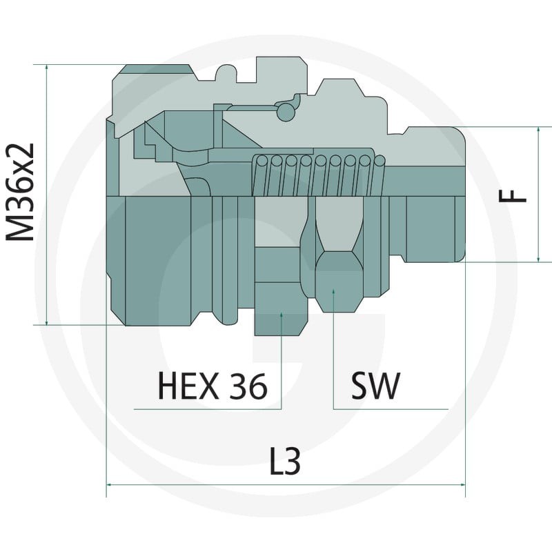 GRANIT VA8T U12L 81524115 - 81524115 - Sklep rolniczy PoltechParts