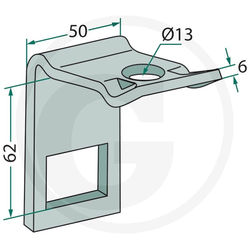 GRANIT Uchwyt 1801.HH17-3419 - 1801.HH17-3419 - Sklep rolniczy PoltechParts