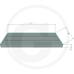 Fleetguard Filtr kabinowy 11014561