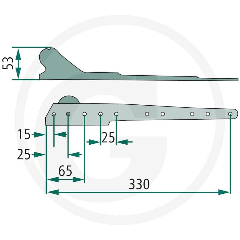 Główka noża 5254501314 - 5254501314 - Sklep rolniczy PoltechParts