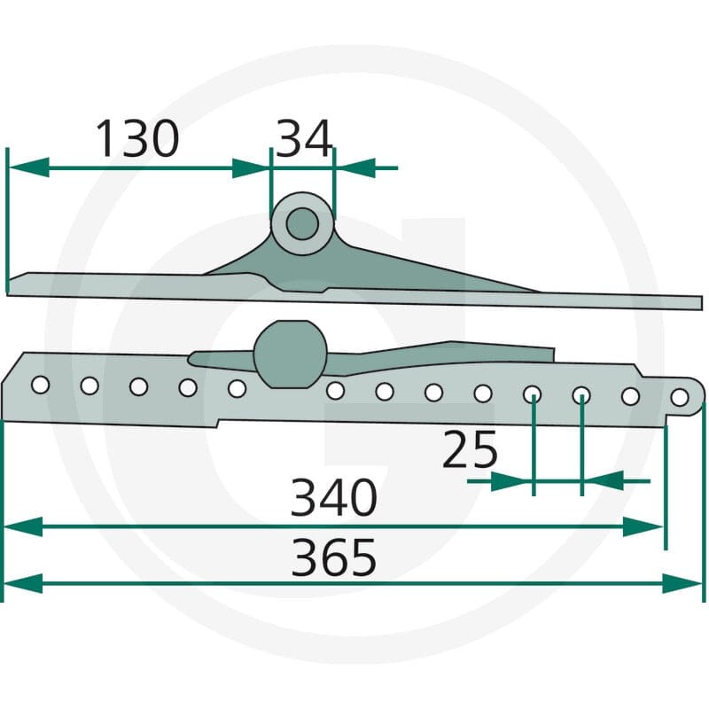 Główka noża 5254501545 - 5254501545 - Sklep rolniczy PoltechParts