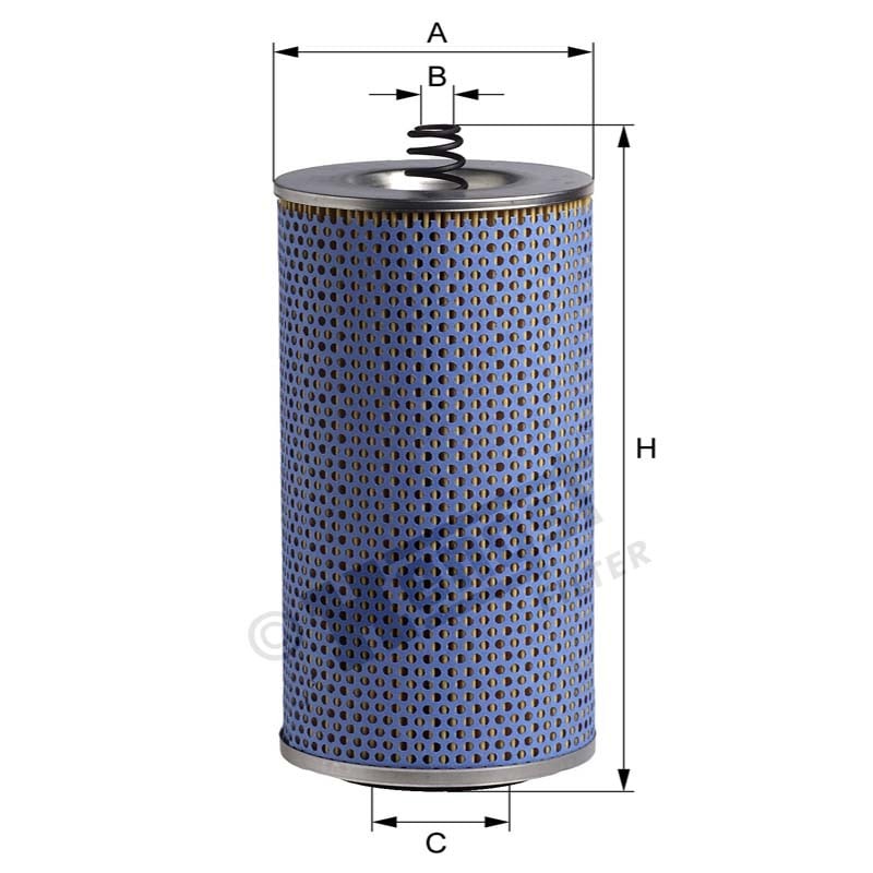 Hengst Filtr oleju silnikowego E251H D11 866E251HD11 - 866E251HD11 - Sklep rolniczy PoltechParts