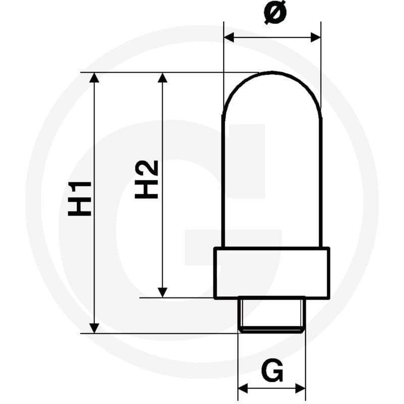 GRANIT J-SD3-1/4-VY Vyon-Tłumik 60615010302 - 60615010302 - Sklep rolniczy PoltechParts