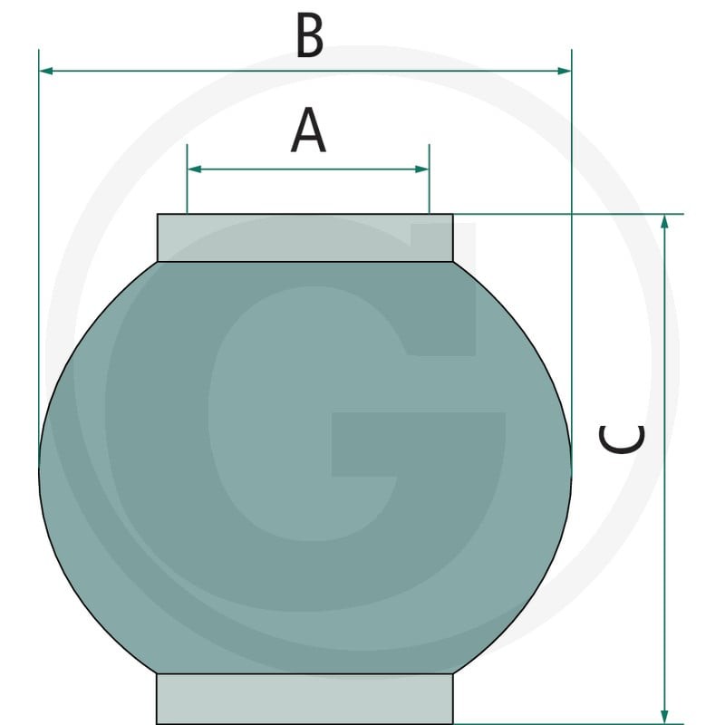 GRANIT Kula łącznika górnego 20012052 - 20012052 - Sklep rolniczy PoltechParts