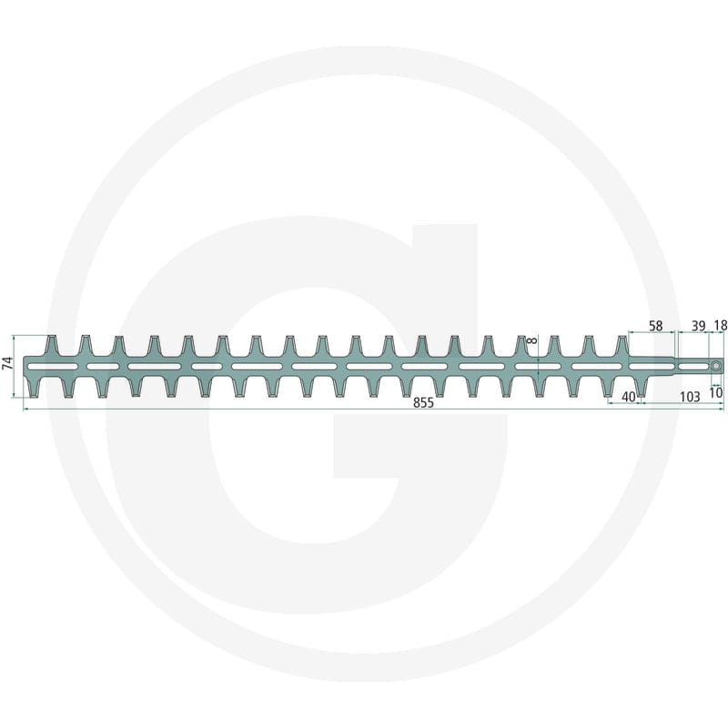 GRANIT Nóż 13271137 - 13271137 - Sklep rolniczy PoltechParts