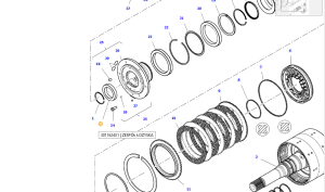 Pierścień łożyska  sprzęgła Ø 50-72 X 12 MM  Massey Ferguson 
