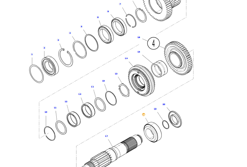 Łożysko Stożkowe Massey Ferguson Ø 50-90 X 32 MM 3011324X91