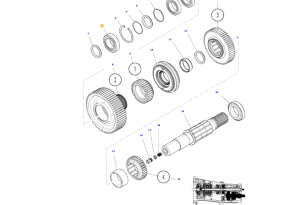 Łożysko Stożkowe Massey Ferguson Ø 50-85 X 26 MM  3016040X91