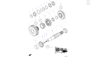 Łożysko Stożkowe Massey Ferguson Ø 55-90 X 23 MM 3011419X91