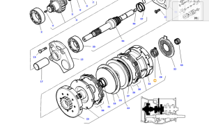 Podkładka regulacyjna  sprzęgła  Massey  3763015M1