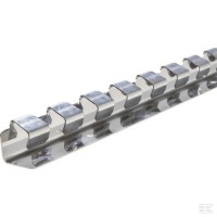 Wieszak do kurtyn PCV 100 cm, stal szlach… | poltechparts.pl