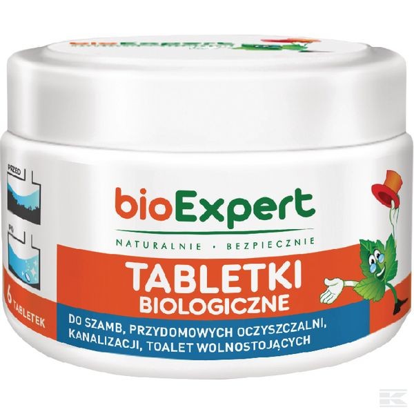 Tabletki biologiczne, 6 szt do szamba i kanalizacji