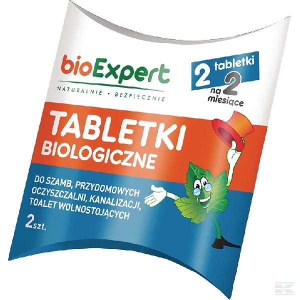 Tabletki biologiczne, 2 szt. do szamba i kanalizacji