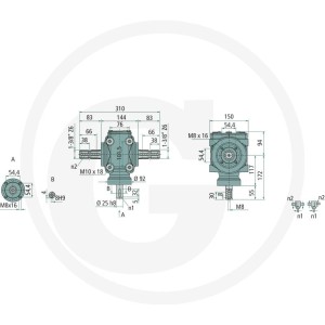 BONDIOLI & PAVESI Przekładnia 415S2021300G211