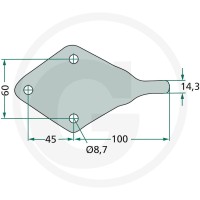 Hesterberg Krzywka mocująca 22010034 - Sklep PoltechParts