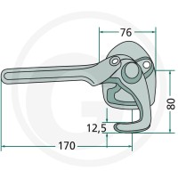 Hesterberg Dźwignia zamykająca 22010095 - Sklep PoltechParts