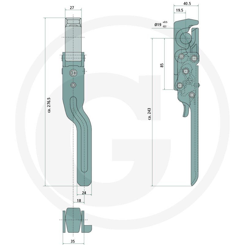 Hesterberg Zamknięcie wahliwe 22010104 - Sklep PoltechParts