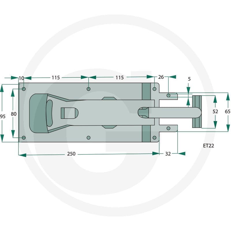 Hesterberg Zamknięcie napinające 22065070 - Sklep PoltechParts