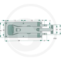 Hesterberg Zamknięcie napinające 22065070 - Sklep PoltechParts